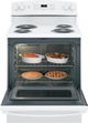 GE® 30" White Freestanding Electric Range-4