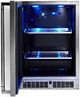 Lynx® 24" Stainless Steel Outdoor Glass Door Refrigerator -1