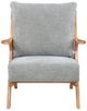 Homelegance® Lennox Gray/Natural Accent Chair-2