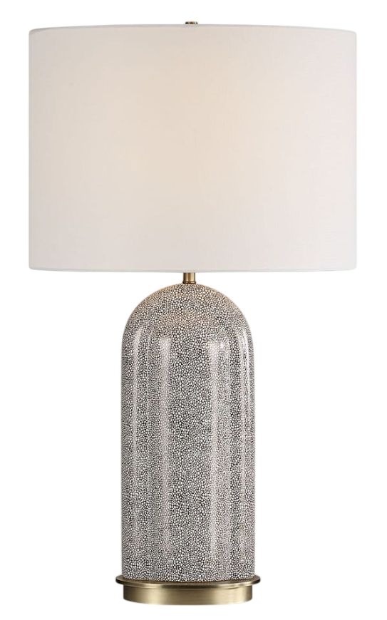 Uttermost® Dapple White Table Lamp-0