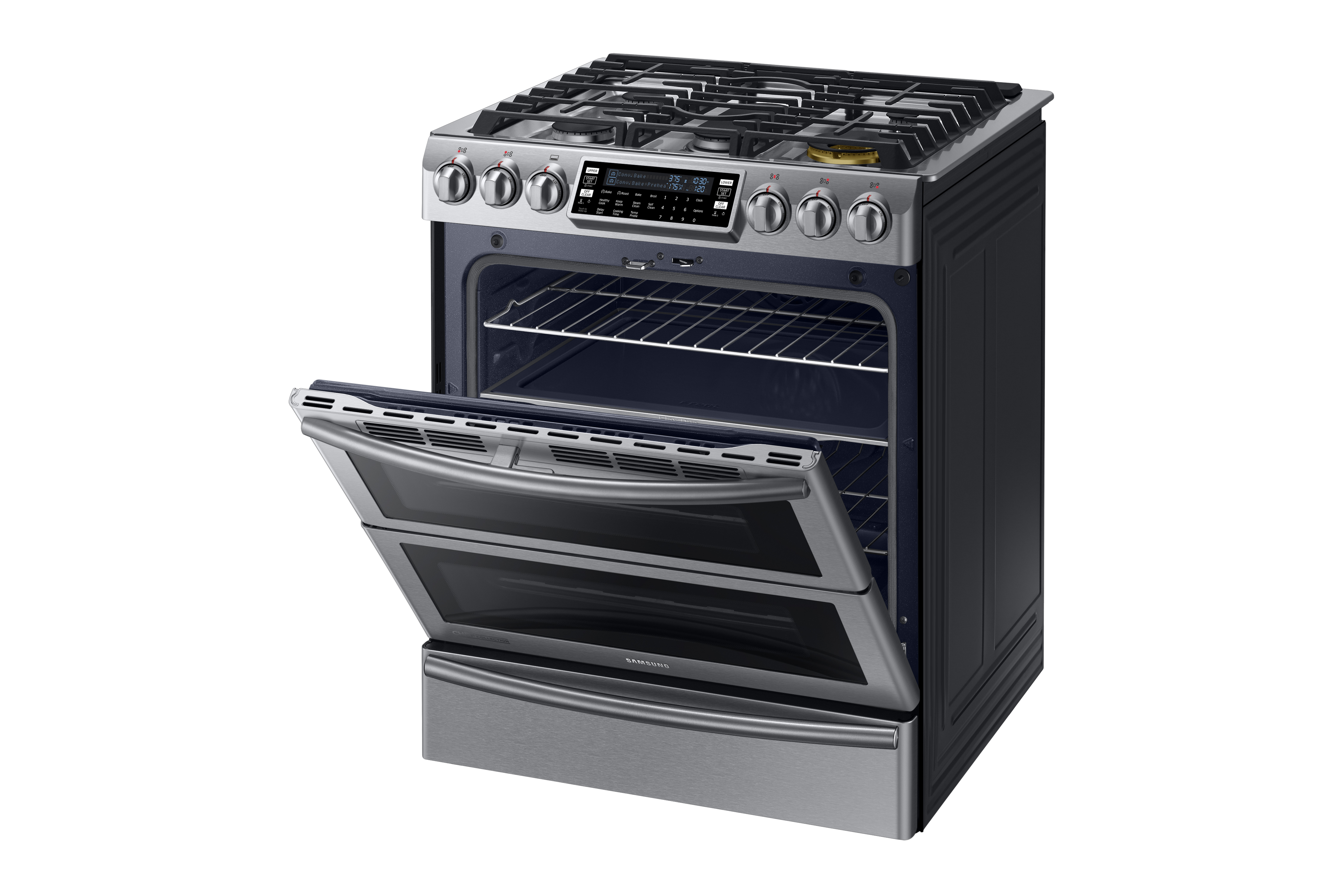 5.8 cu. ft. Slide-in Dual Fuel Range with Flex Duo & Dual Door - Thumbnail 4