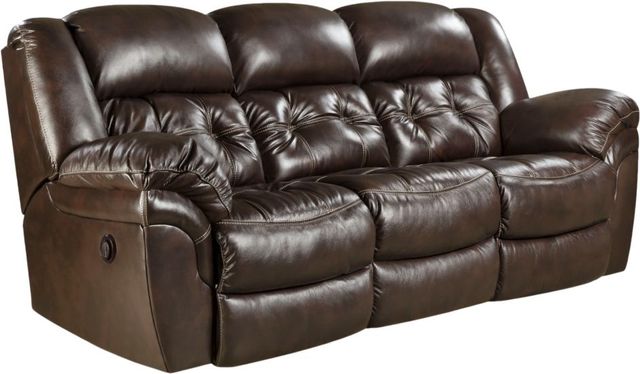 HomeStretch Cheyenne Whiskey Double Power Reclining Sofa-0