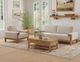 International Furniture Direct Sedona Ivory Accent Chair-1