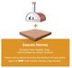 Fontana Forni Marinara 39" Red Pizza Oven -3