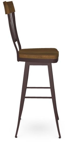 Amisco Customizable Annabelle Swivel Spectator Stool-2