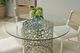 Universal Explore Home™ Oasis Glass Top Dining Table with Aluminum Base-4