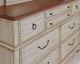 Vaughan-Bassett Arrendelle Rustic White Queen Poster Bed-2