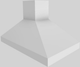 Vent-A-Hood® 48" White Euro-Style Island Range Hood-3