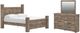 Signature Design by Ashley® Rusticott 2-Piece Brown King Poster Bedroom Set-0