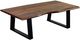 Porter International Designs Manzanita Harvest Coffee Table with Black Metal Base -2