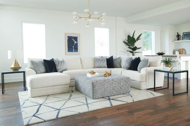 Jackson Furniture Polaris 4-Piece Off-White Left Side Facing U-Shape Chaise Sectional-1