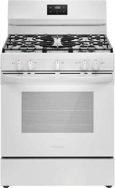 Frigidaire® 30" White Freestanding Gas Range