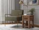 International Furniture Direct Aragon Green/Gold Accent Chair-2