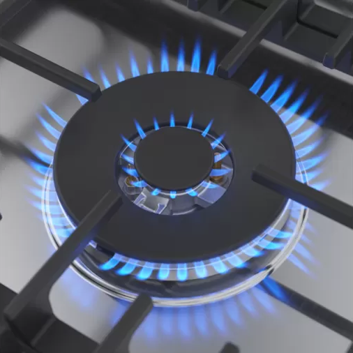 Bosch® 800® Series 30" Stainless Steel Gas Cooktop-2