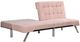 dhp furniture® Emily Pink Convertible Futon-1