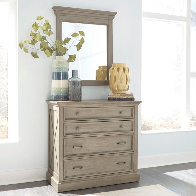 homestyles® Mountain Lodge Gray Dresser Mirror-4