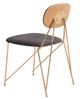 Zuo® Modern Georges Gold/Gray Dining Side Chair-4