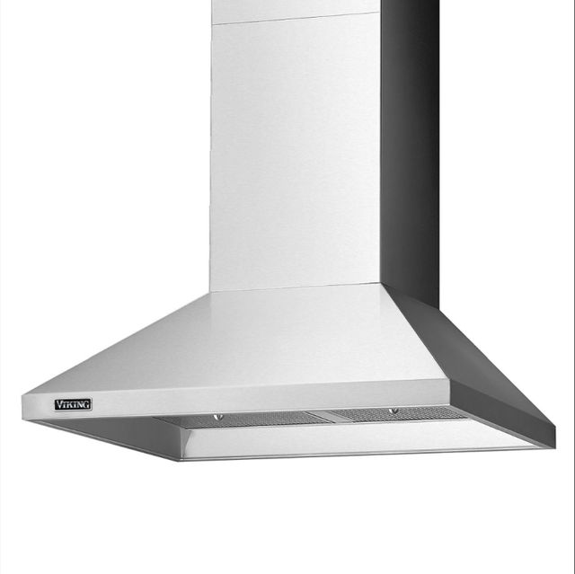 Viking® 3 Series 36" Frost White Chimney Wall Hood-0