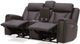Parker House® Maveric Bette Coffee Power Reclining Console Loveseat with Zero Gravity-1