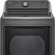 LG 7.3 Cu. Ft. Middle Black Front Load Electric Dryer-1
