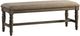 Intercon Balboa Park Brown/Roasted Oak Dining Bench-0