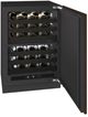 U-Line® Seamless Collection 24" 4.9 Cu. Ft. Panel Ready Dual-Zone Wine Refrigerator with Solid Door-4