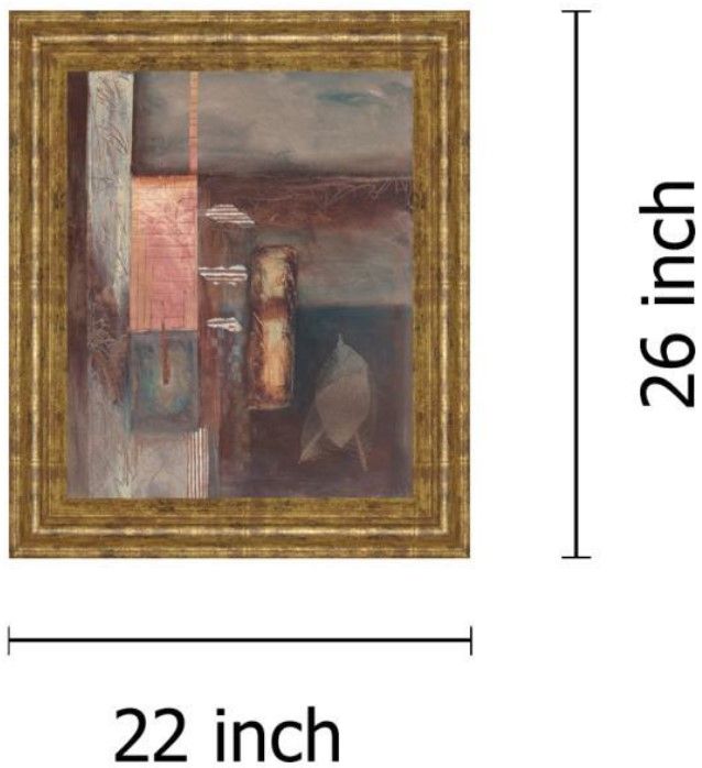 Classy Living Laurie Fields Fall Il with Leaf Wall Art-2