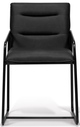 Korson Furniture Sanny Black Arm Chair-1