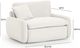 TOV Furniture Rachelle Cream Lounge Chair -2