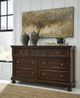 Millennium® by Ashley® Porter Rustic Brown Dresser-4
