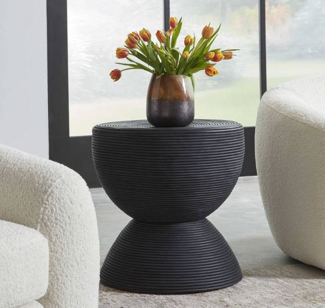 Uttermost® Bongo Black Side Table-1