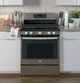 GE® 30" Free Standing Gas Convection Range-Slate-4