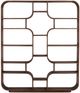 Dovetail Furniture Gaetan Brown Bookcase-1