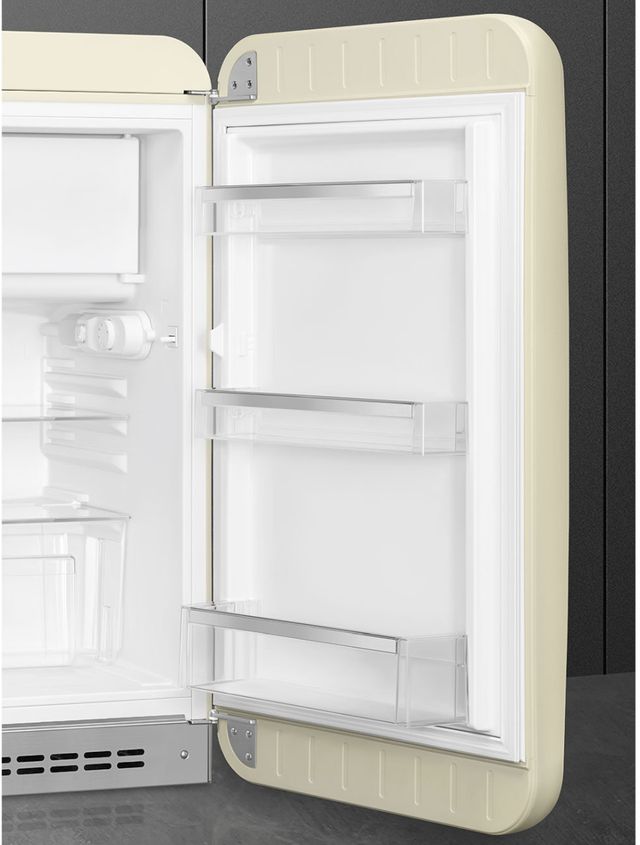 Smeg 21" 4.5 Cu. Ft. Cream Compact Refrigerator-2