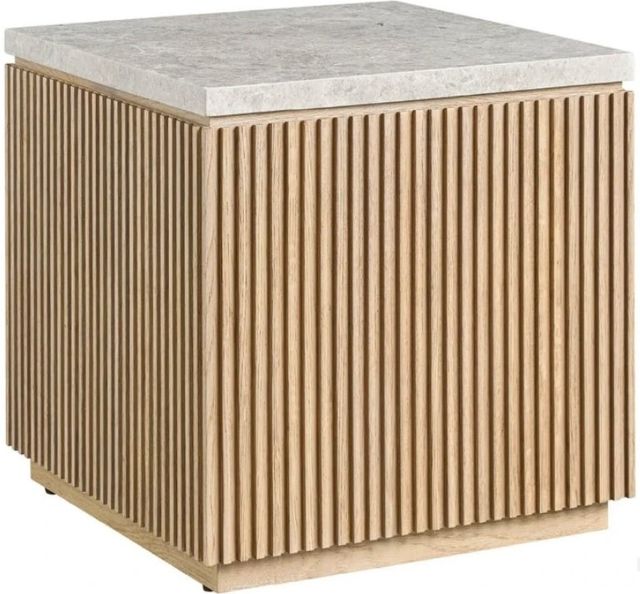 Universal Explore Home™ Avaline Carmen White Side Table with Skylar Base-0