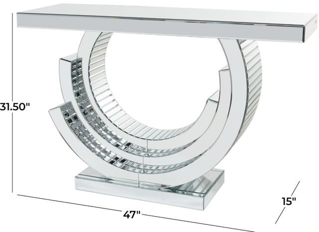 Deco Marche U Select Silver 32" Console Table-3