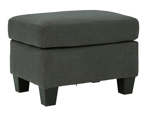Signature Design by Ashley® Bayonne Charcoal Ottoman-0