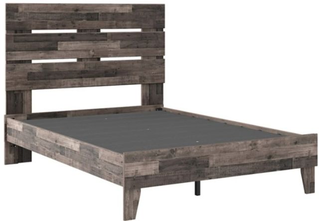 Signature Design by Ashley® Neilsville 5-Piece Multi Gray Full Panel Platform Bed Set-1