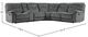 Parker House® Cooper 6-Piece Shadow Gray Manual Reclining L-Shape Sectional-3