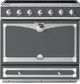 La Cornue CornuFé 90 Albertine 36" Graphite Pro Style Dual Fuel Range-0