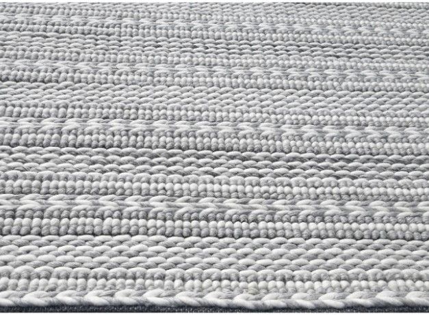 KAS Rugs Cortico Ivory/Grey Cozy 5'x7' Area Rug-3