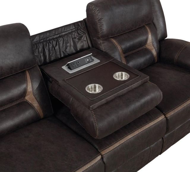 Coaster® Greer Brown Motion Sofa-1