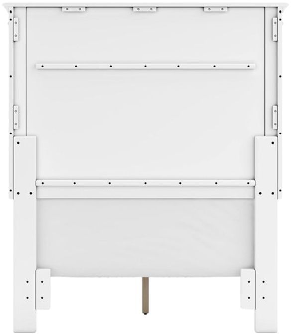 Signature Design by Ashley® Fortman White Twin Panel Bed-3
