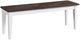 Intercon Kona Gray/White Dining Bench-0