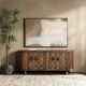 Classic Home Lyle Artisan Brown 4-Door Cabinet-1