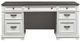 Liberty Furniture Allyson Park Two-Tone Charcoal/Wire Brushed White Desk-0