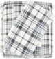 Olliix by True North by Sleep Philosophy 3 Piece Grey Plaid Twin Micro Fleece Sheet Set-0