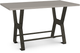Amisco Customizable Parade 42" Thermo Fused Laminate Short Bar Table with 1.63" Thick Tabletop-0