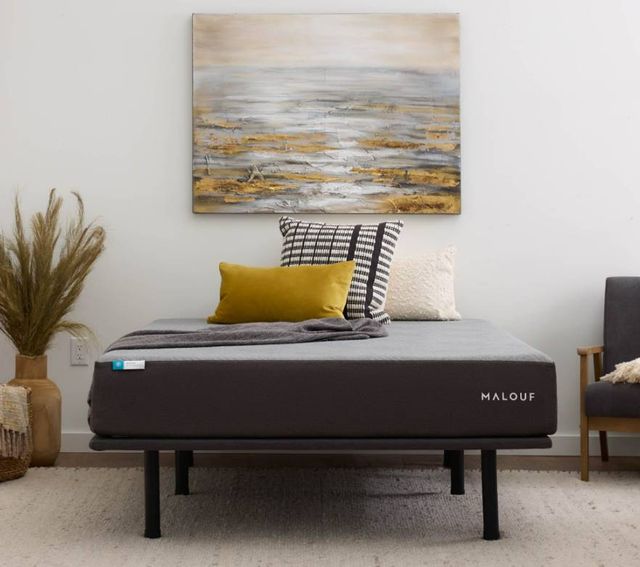 Malouf™ Thin Deck King Upholstered Platform Bed Frame-2