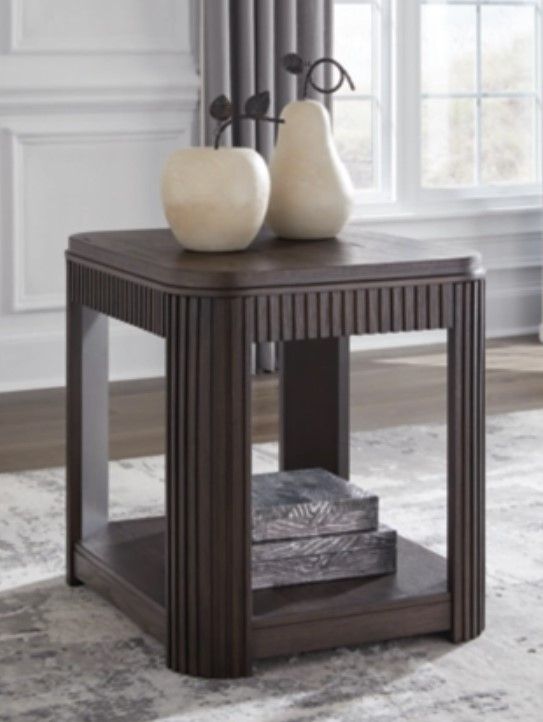 Signature Design by Ashley® Carlibrie Warm Brown Rectangular End Table-4
